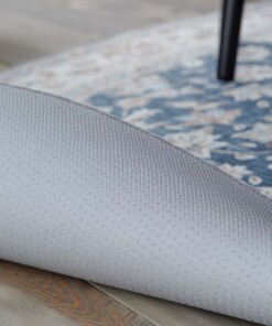 Buitenkleed ovaal Vintage - Valenca Nova goud/blauw - close up, thumbnail Buitenkleed ovaal Vintage - Valenca Nova goud/blauw - close up, thumbnail