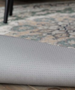 Rond Vintage buitenkleed - Valenca Nova donkergroen - close up, thumbnail Rond Vintage buitenkleed - Valenca Nova donkergroen - close up, thumbnail