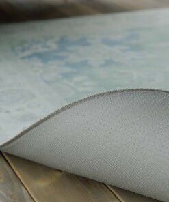 Vintage buitenkleed - Valenca Luna saliegroen - close up, thumbnail Vintage buitenkleed - Valenca Luna saliegroen - close up, thumbnail