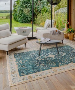 Vintage buitenkleed - Valenca Sera groen - sfeer