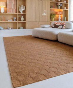 Wollen vloerkleed - Tavle cognac - sfeer