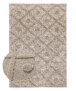 Scandinavisch vloerkleed - Arc Diamond beige - overzicht, thumbnail
