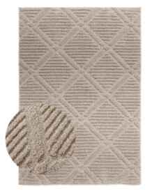 Scandinavisch vloerkleed - Arc Gem beige - overzicht, thumbnail