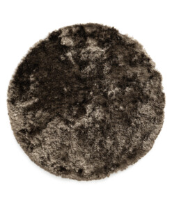 Velvet rond vloerkleed - Auréa taupe - overzicht