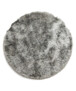Velvet rond vloerkleed - Auréa zilver - overzicht, thumbnail