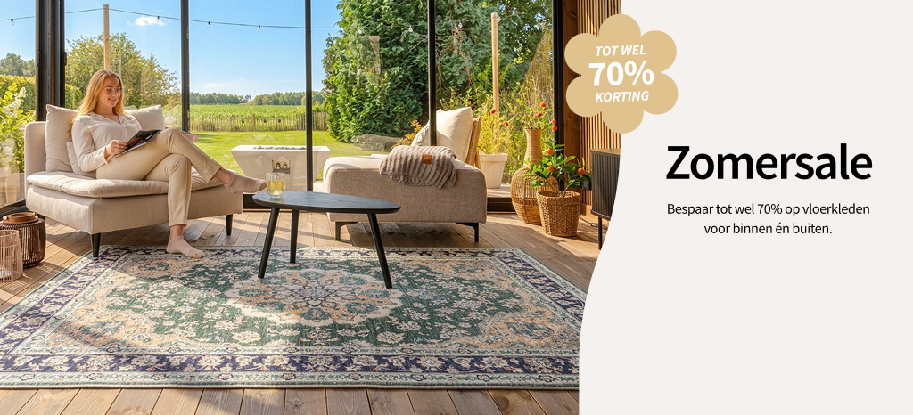 Zomersale vloerkleden desktop