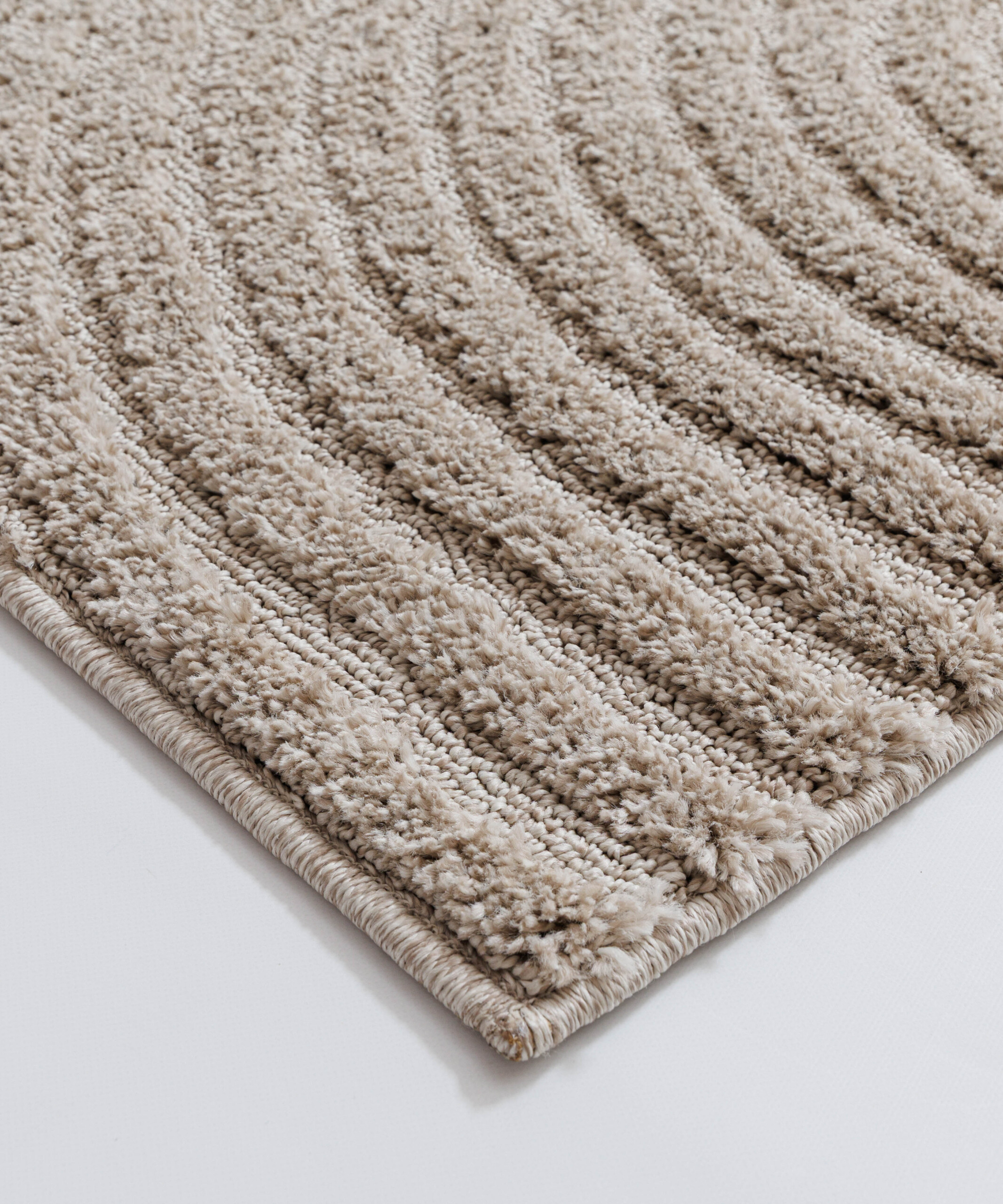 Scandinavisch vloerkleed - Arc Curve beige - close up Scandinavisch vloerkleed - Arc Curve beige - close up