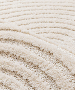 Scandinavisch vloerkleed - Arc Curve crème - close up, thumbnail Scandinavisch vloerkleed - Arc Curve crème - close up, thumbnail