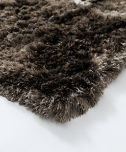 Velvet vloerkleed - Auréa taupe - close up, thumbnail