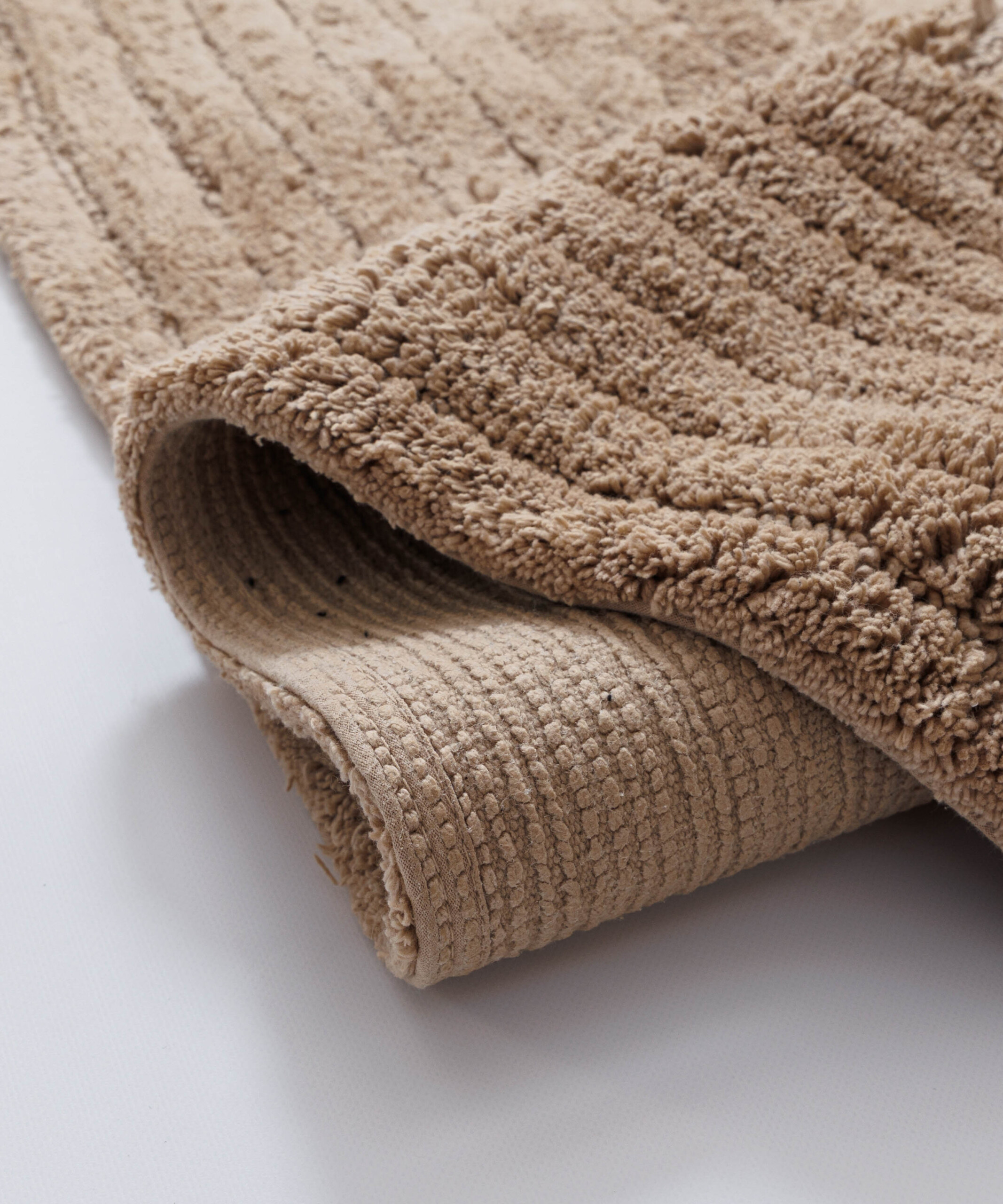 Badmat - Stille beige - close up Badmat - Stille beige - close up