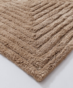 Badmat - Stille beige - close up