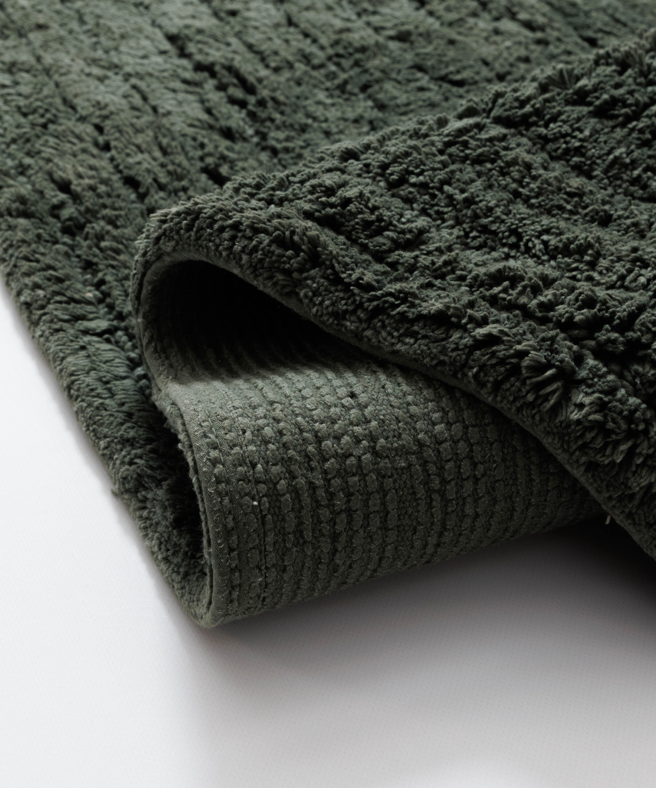 Badmat - Stille groen - close up Badmat - Stille groen - close up