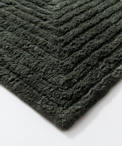 Badmat - Stille groen - close up