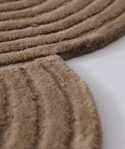 Organisch design vloerkleed - Balans beige - close up, thumbnail Organisch design vloerkleed - Balans beige - close up, thumbnail