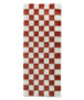 Checkerboard loper - Check ivoor/koraal - overzicht, thumbnail