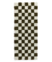Checkerboard loper - Check ivoor/olijfgroen - overzicht, thumbnail