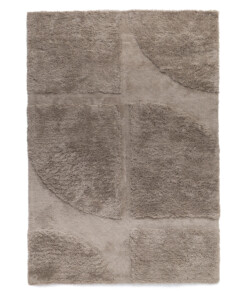 Design vloerkleed - Tjørne Elv Taupe - overzicht