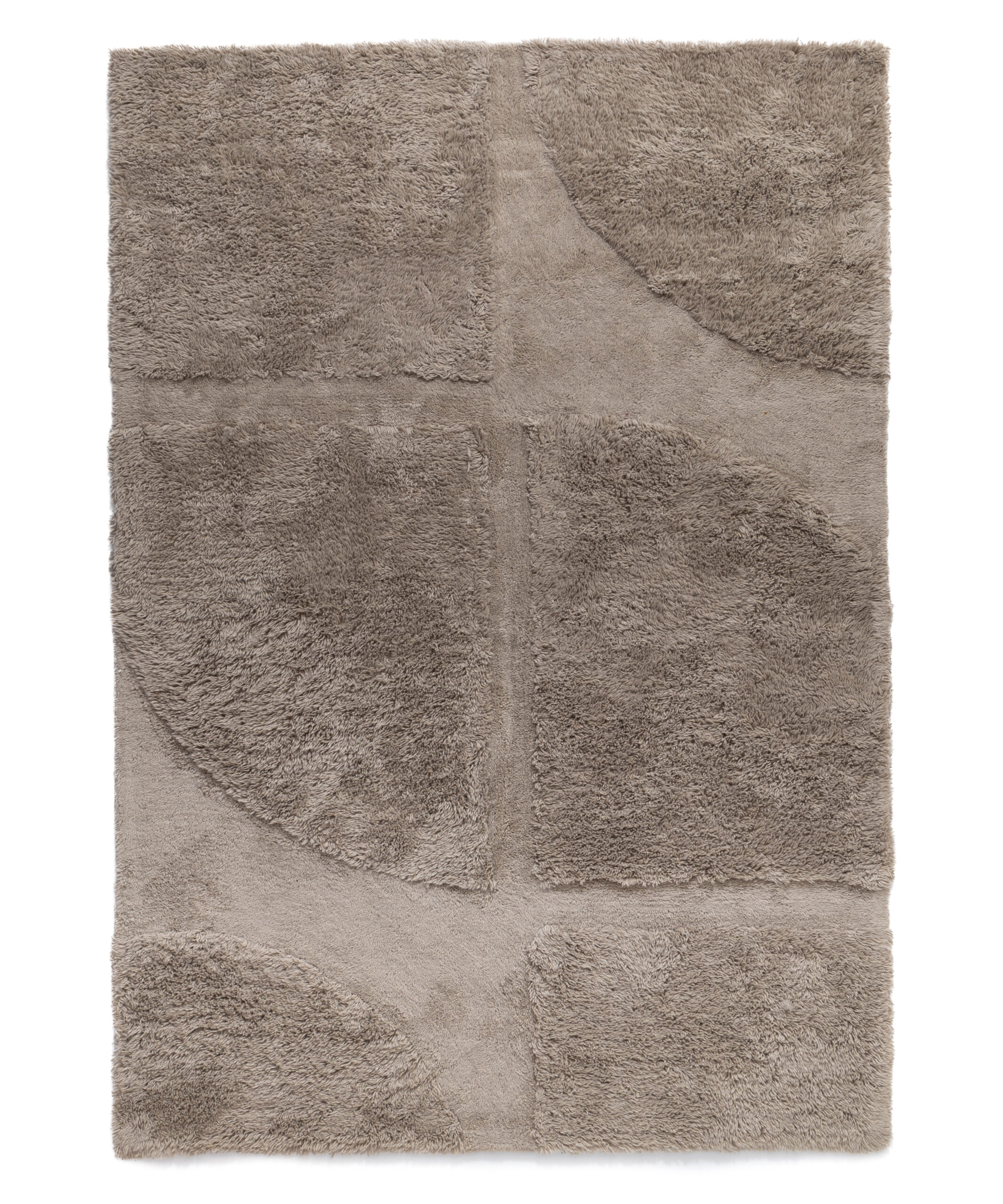 Design vloerkleed - Tjørne Elv Taupe - overzicht Design vloerkleed - Tjørne Elv Taupe - overzicht