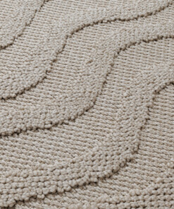 Buitenkleed - Dunor Ripple beige - close up, thumbnail Buitenkleed - Dunor Ripple beige - close up, thumbnail