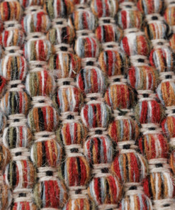 Wollen vloerkleed - Huldra multi - close up, thumbnail Wollen vloerkleed - Huldra multi - close up, thumbnail