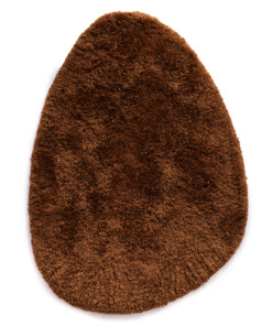 Organisch vloerkleed Shaggy - Sveve Pebble cognac - overzicht
