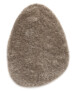 Organisch vloerkleed shaggy - Sveve Pebble zandkleur - overzicht, thumbnail