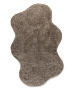 Organisch vloerkleed - Tjørne Swell taupe - overzicht