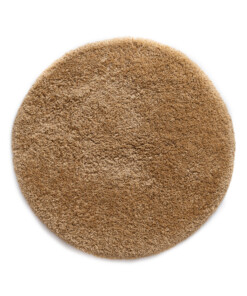 Rond Shaggy vloerkleed - Sveve beige - overzicht