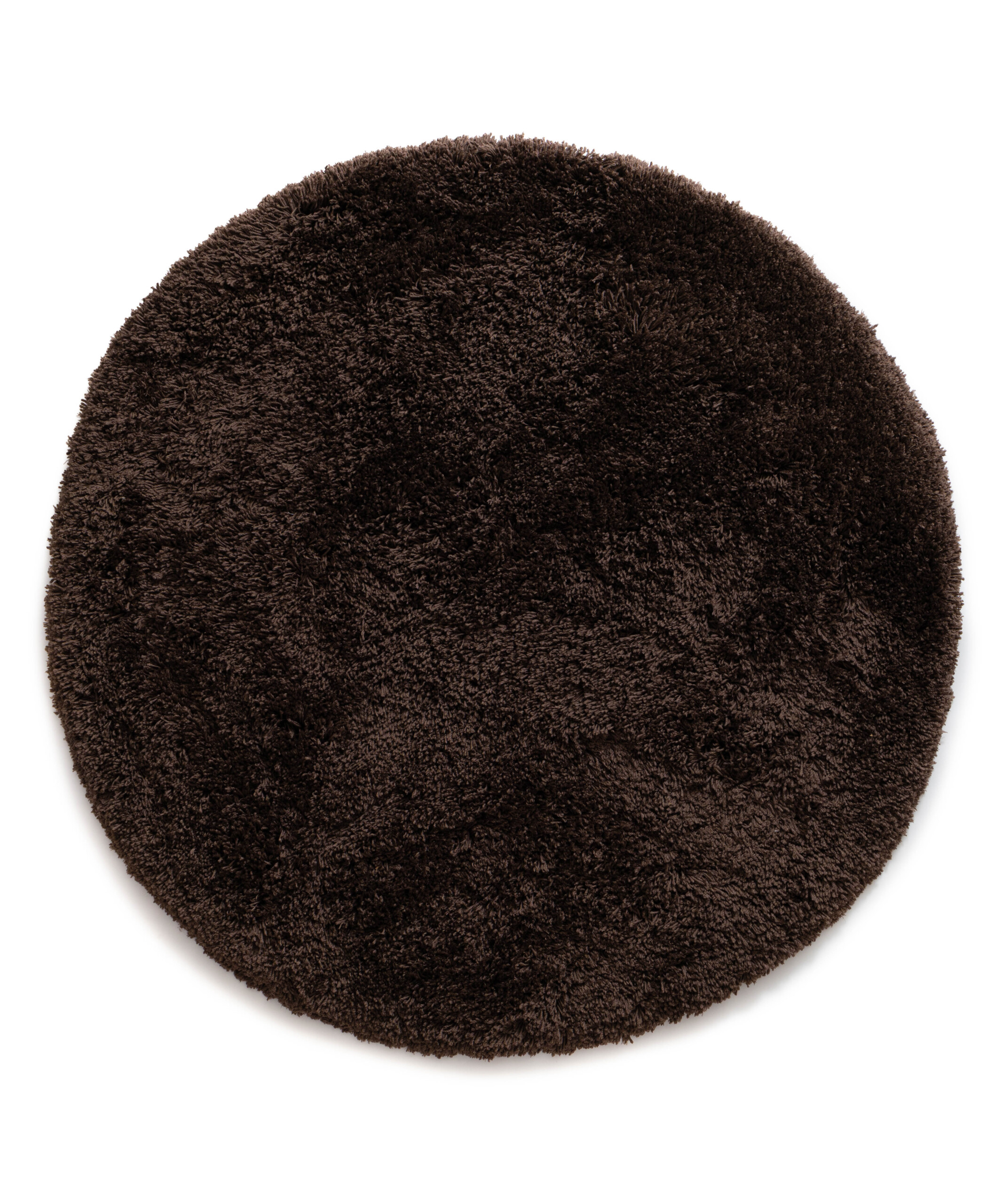 Rond Shaggy vloerkleed - Sveve bruin - overzicht Rond Shaggy vloerkleed - Sveve bruin - overzicht