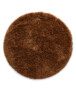 Rond Shaggy vloerkleed - Sveve cognac - overzicht, thumbnail