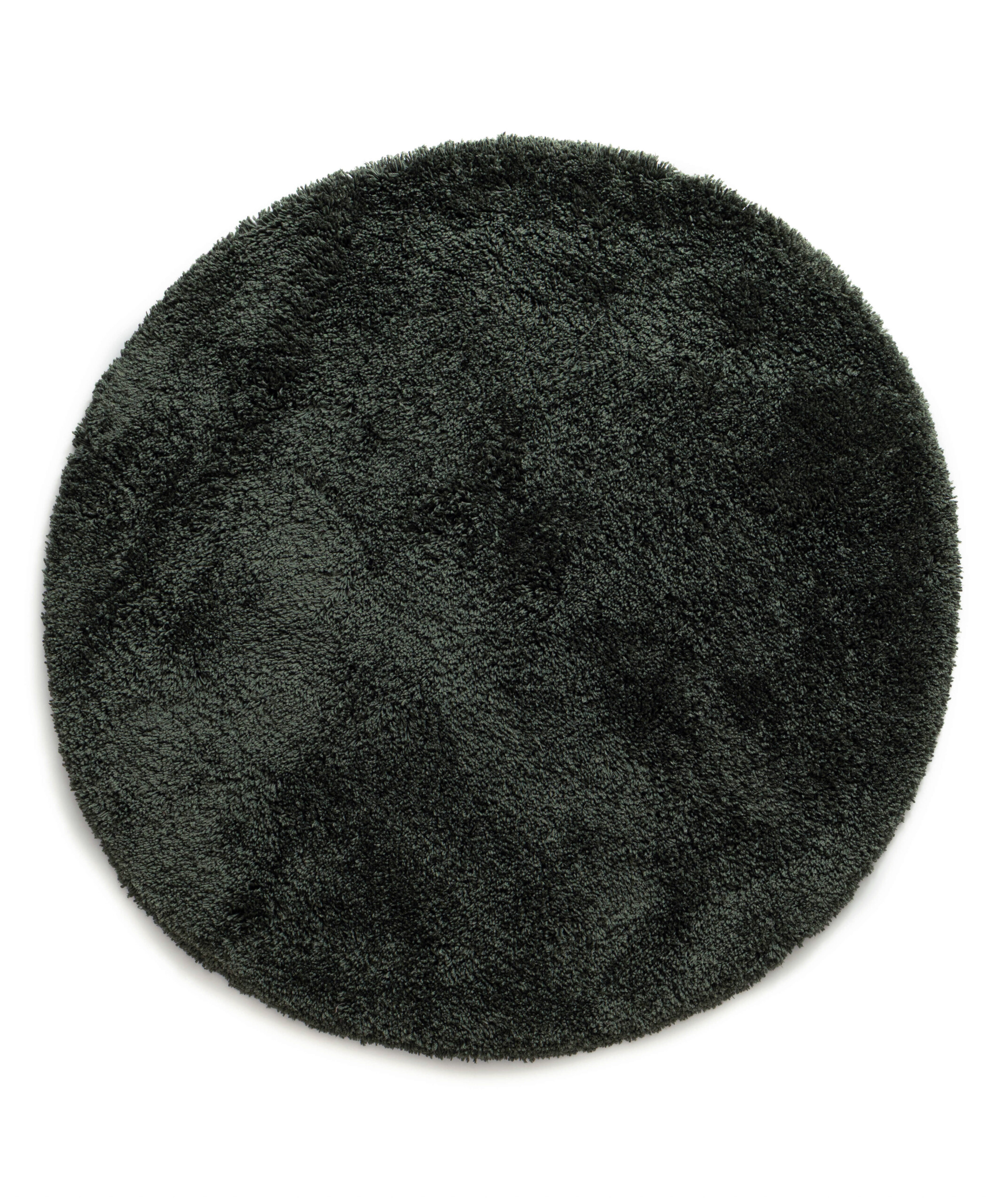 Rond Shaggy vloerkleed - Sveve mosgroen - overzicht Rond Shaggy vloerkleed - Sveve mosgroen - overzicht