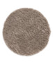 Rond hoogpolig vloerkleed - Cozy Shaggy - beige - overzicht, thumbnail