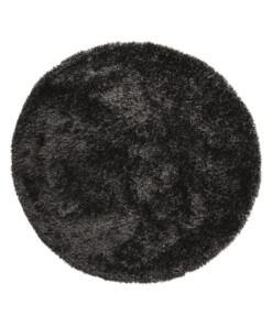 Rond shaggy vloerkleed - Meadow antraciet - overzicht