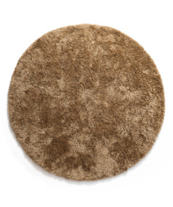 Rond shaggy vloerkleed - Meadow beige - overzicht