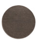 Rond wollen vloerkleed - Grund taupe - overzicht, thumbnail