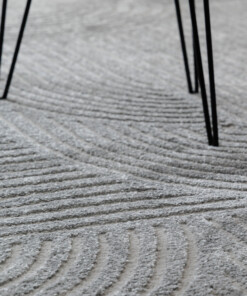 Scandinavisch vloerkleed - Contour Bend grijs - close up, thumbnail Scandinavisch vloerkleed - Contour Bend grijs - close up, thumbnail