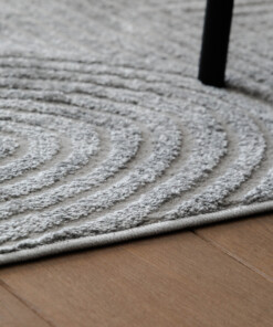 Scandinavisch vloerkleed - Contour Bend grijs - close up, thumbnail Scandinavisch vloerkleed - Contour Bend grijs - close up, thumbnail