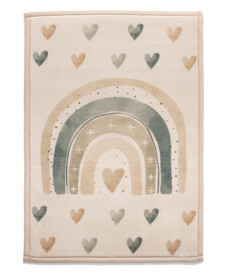 Speelkleed - Pluffy Heart crème/multi - overzicht, thumbnail