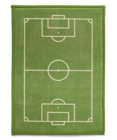 Speelkleed - Pluffy Soccer Field groen - overzicht, thumbnail
