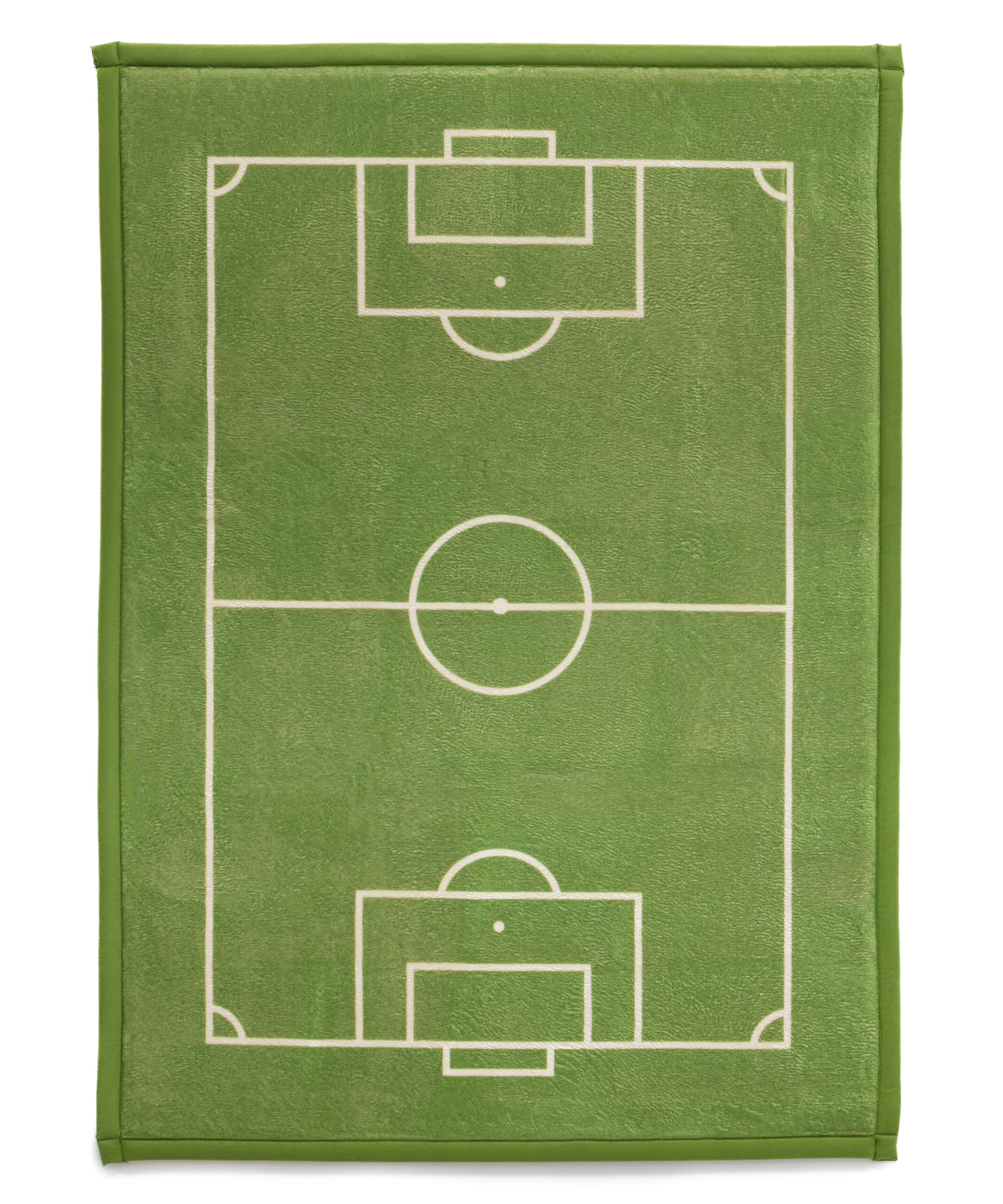 Speelkleed - Pluffy Soccer Field groen - overzicht Speelkleed - Pluffy Soccer Field groen - overzicht