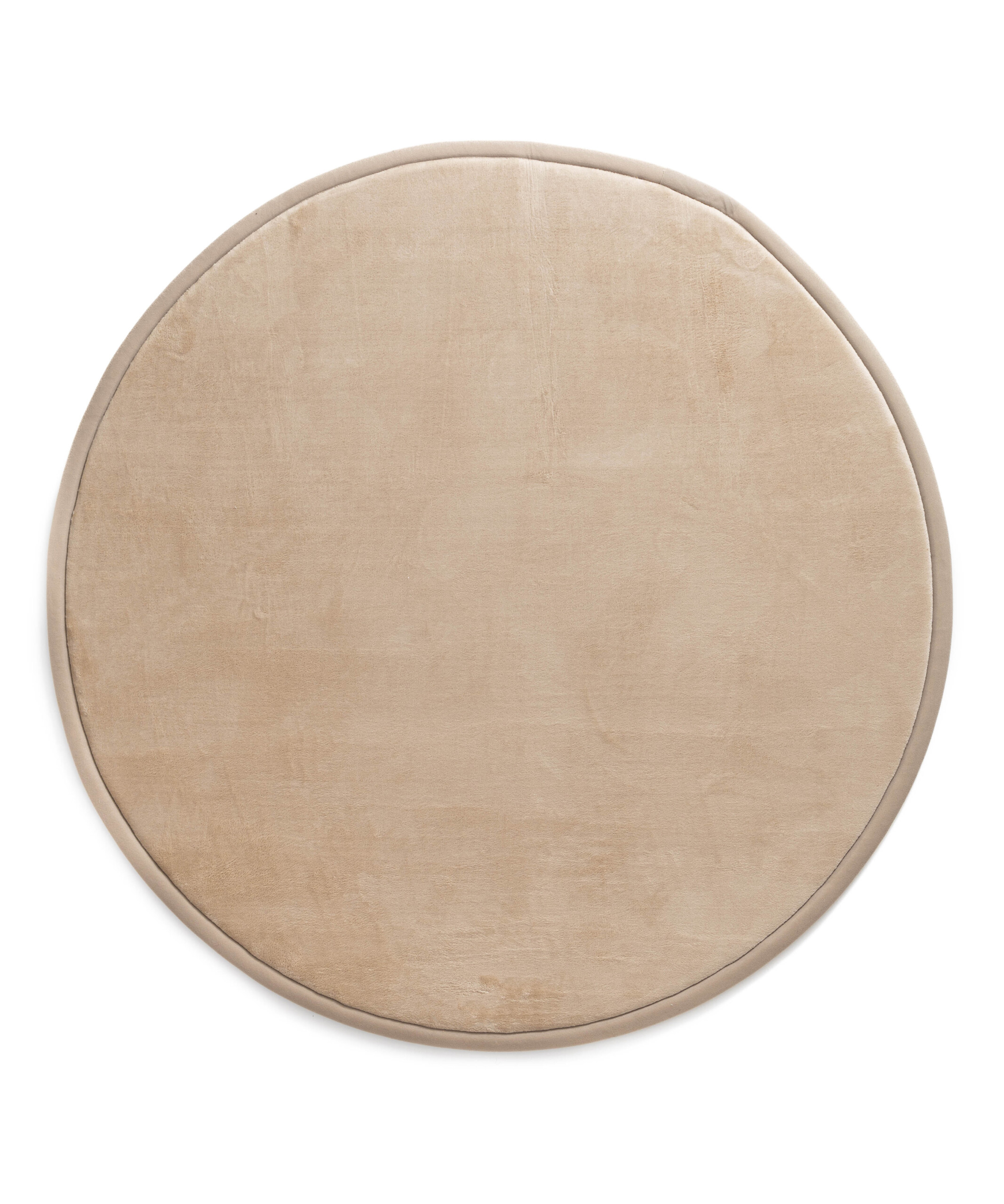 Speelkleed rond - Pluffy beige - overzicht Speelkleed rond - Pluffy beige - overzicht