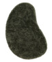 Organisch vloerkleed Shaggy - Sveve mosgroen - overzicht, thumbnail