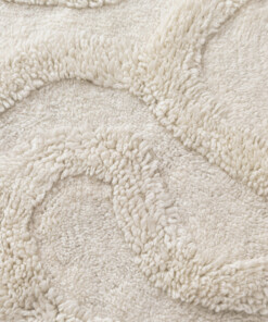 Design vloerkleed - Tjørne Bris ivoor - close up, thumbnail
