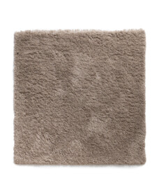 Vierkant hoogpolig vloerkleed - Cozy Shaggy - beige - overzicht, thumbnail