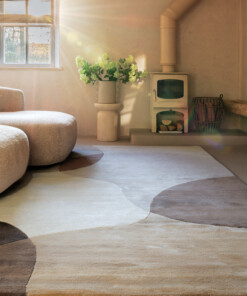 Wollen vloerkleed - Dune beige - sfeer, thumbnail