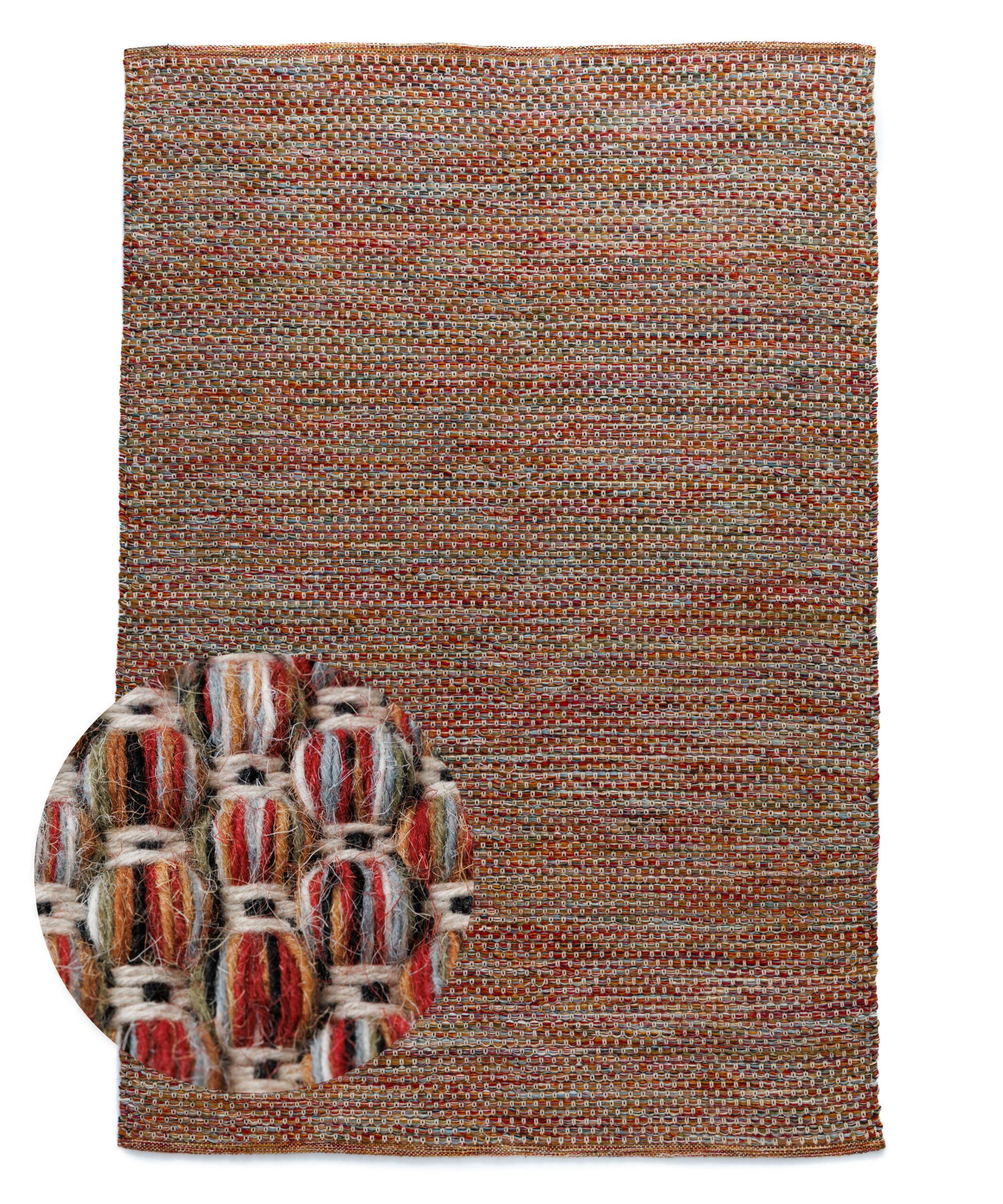 Wollen vloerkleed - Huldra multi - overzicht Wollen vloerkleed - Huldra multi - overzicht
