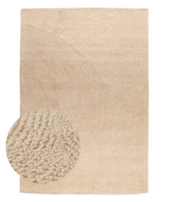 Wollen vloerkleed - Tvist licht beige - overzicht