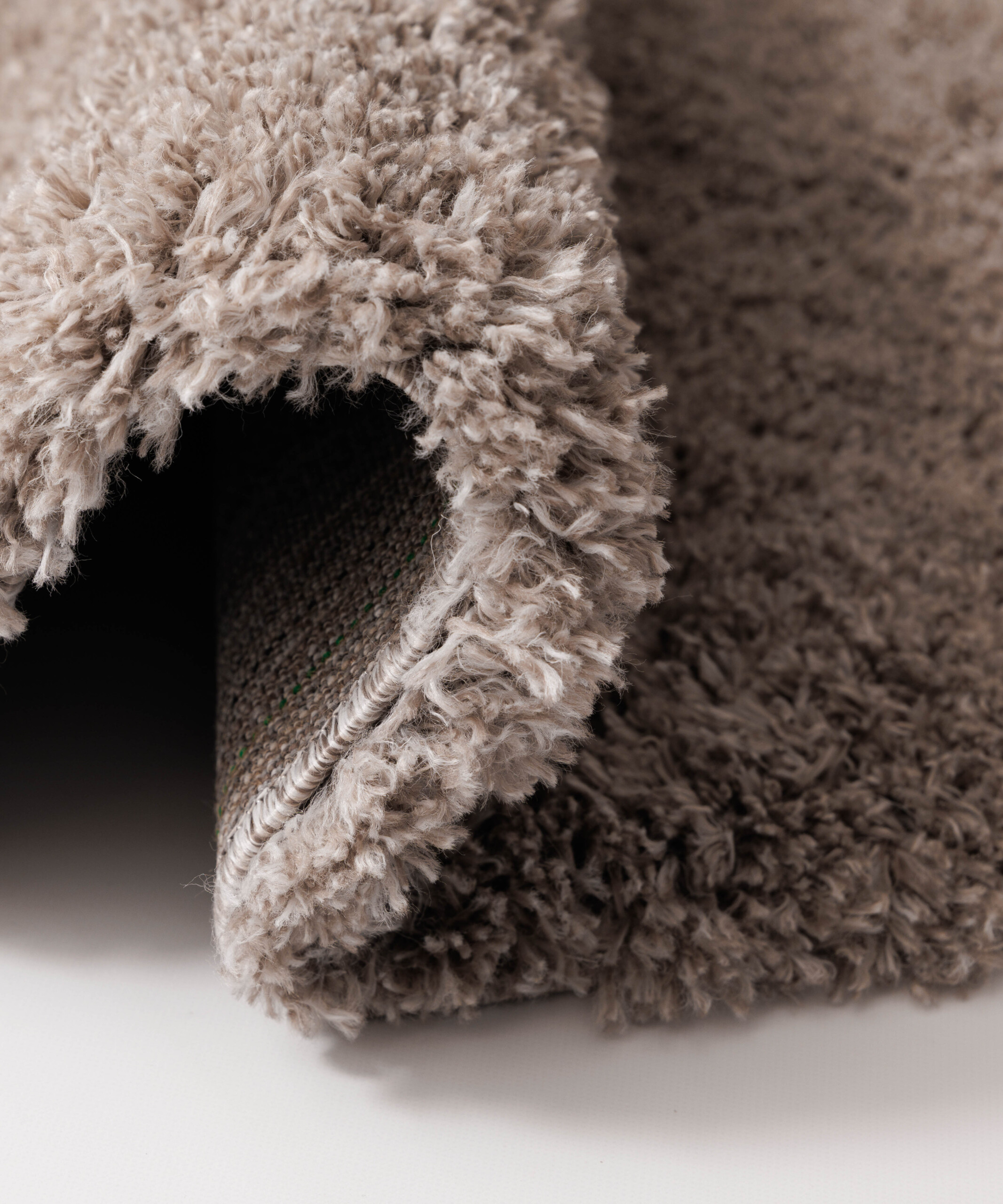Ovaal hoogpolig vloerkleed - Cozy Shaggy - beige - close up Ovaal hoogpolig vloerkleed - Cozy Shaggy - beige - close up