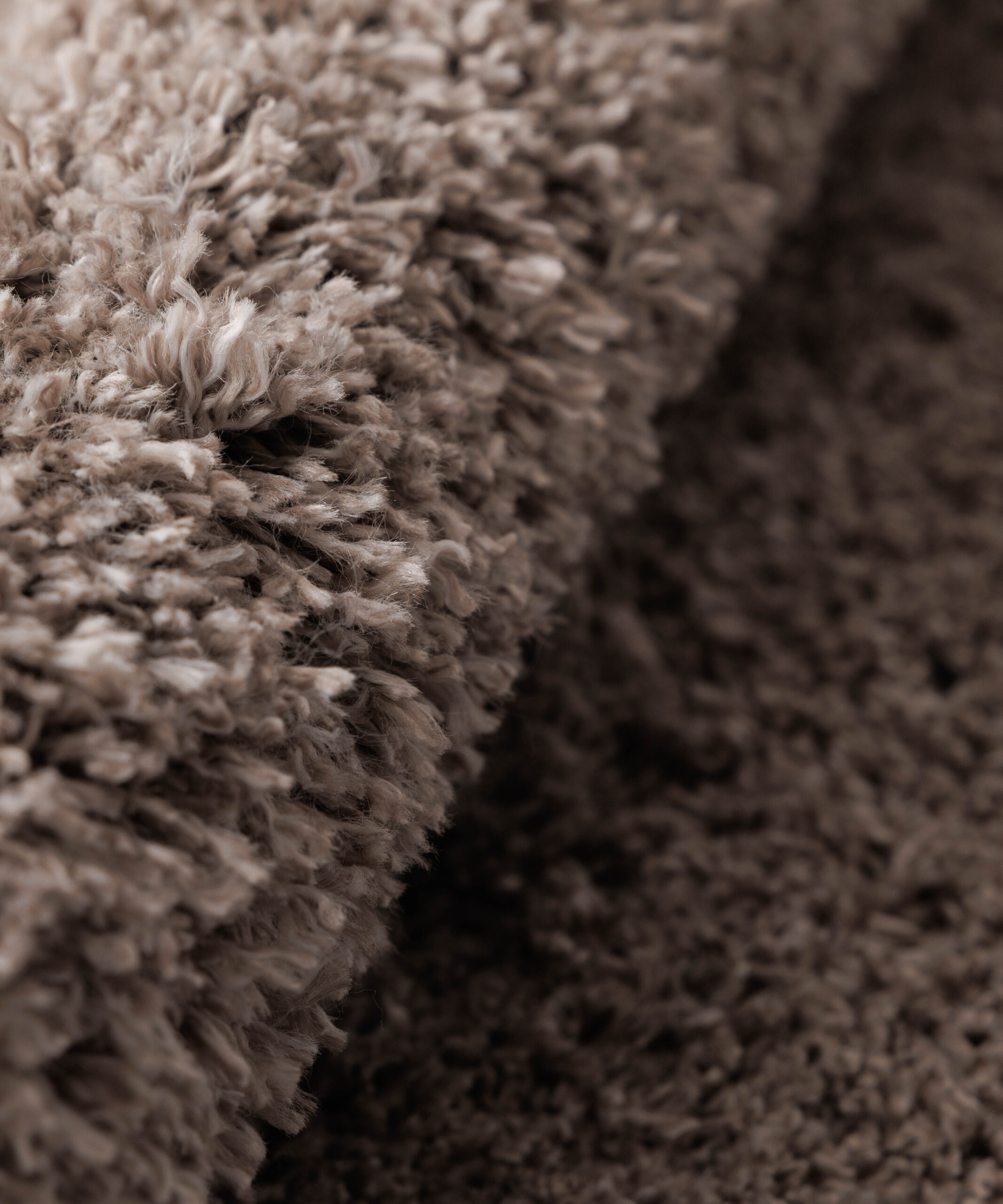 Ovaal hoogpolig vloerkleed - Cozy Shaggy - beige - close up Ovaal hoogpolig vloerkleed - Cozy Shaggy - beige - close up