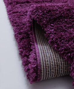 Hoogpolige loper - Cozy Shaggy paars - close up, thumbnail Hoogpolige loper - Cozy Shaggy paars - close up, thumbnail